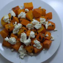 Teaser Image: Gebackener Kürbis mit Feta